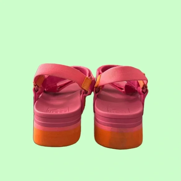 Colorful Women's Sandals - Platform Teva Style - Picture 3 of 5